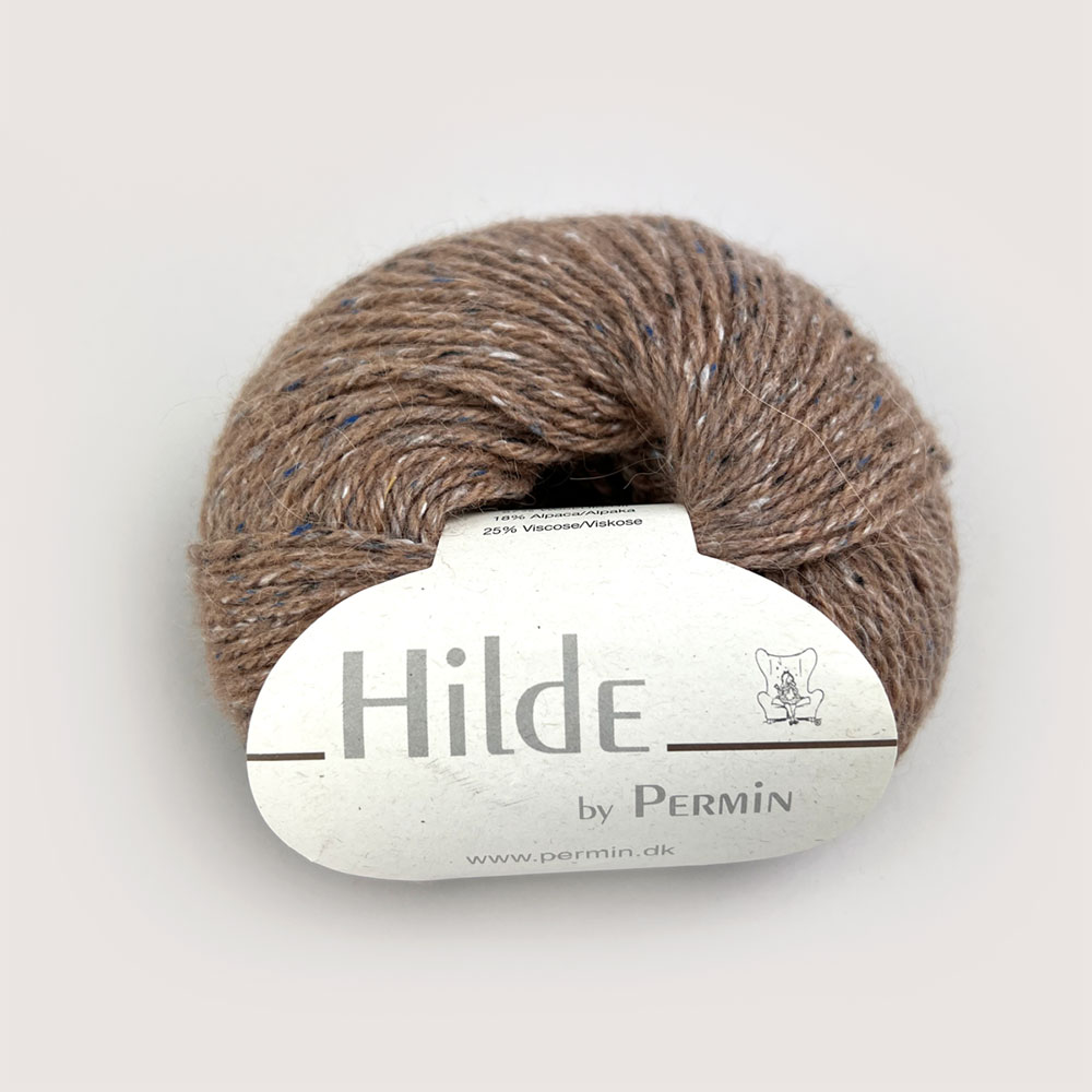 Hilde 8806(울57%+알파카18%+비스코스25%, 50g, 120m) / 북유럽 뜨개실 덴마크 Permin