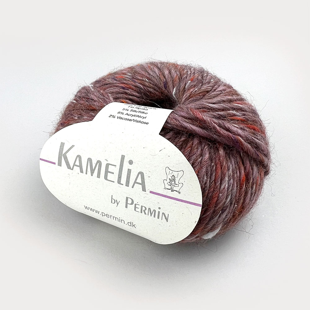 Kamelia 8805(울67%+알파카20%+실크5%+아크릴6%+비스코스2%, 50g, 90m) / 북유럽 뜨개실 덴마크 Permin