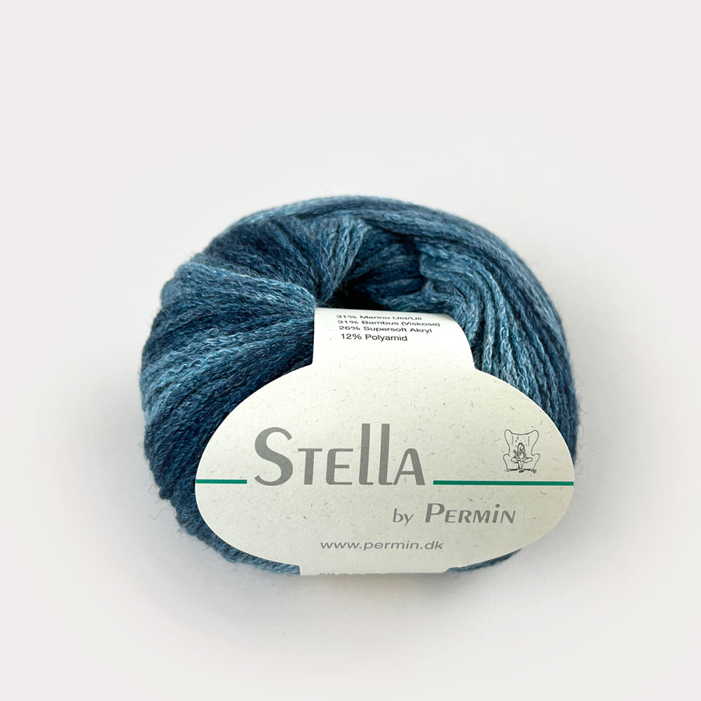Stella 8864(메리노울31%+비스코스31%+아크릴26%+폴리12%, 50g, 200m) / 북유럽 뜨개실 덴마크 Permin