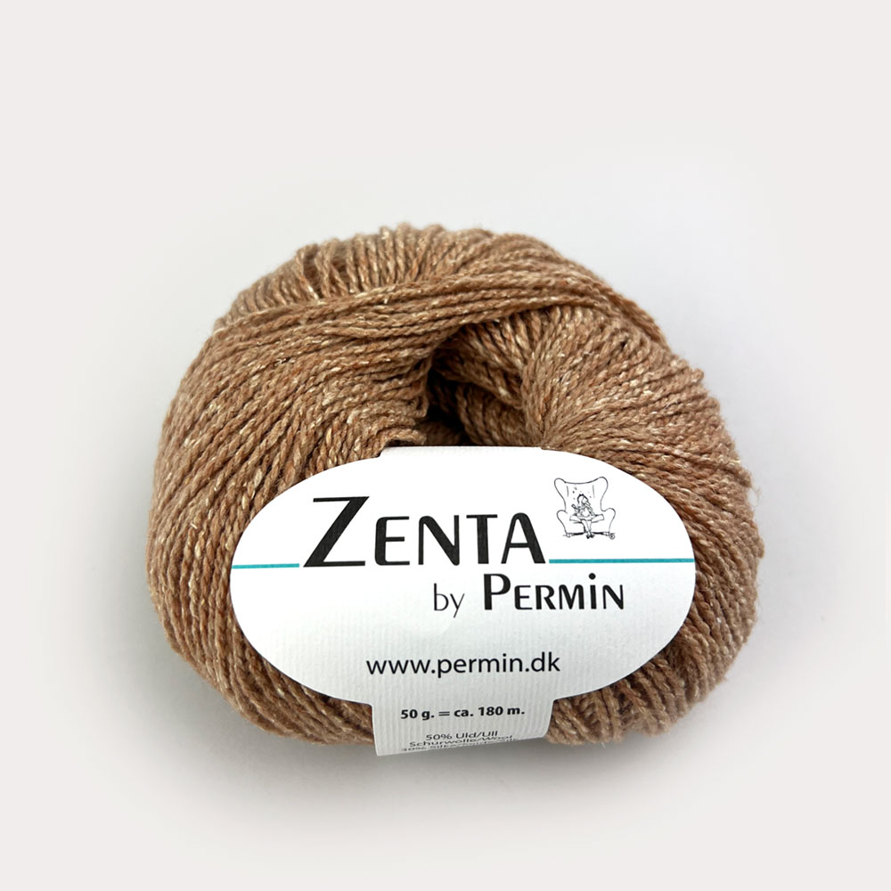 Zenta 8833(울50%+실크30%+나일론20%, 50g, 180m) / 북유럽 뜨개실 덴마크 Permin(DIS)