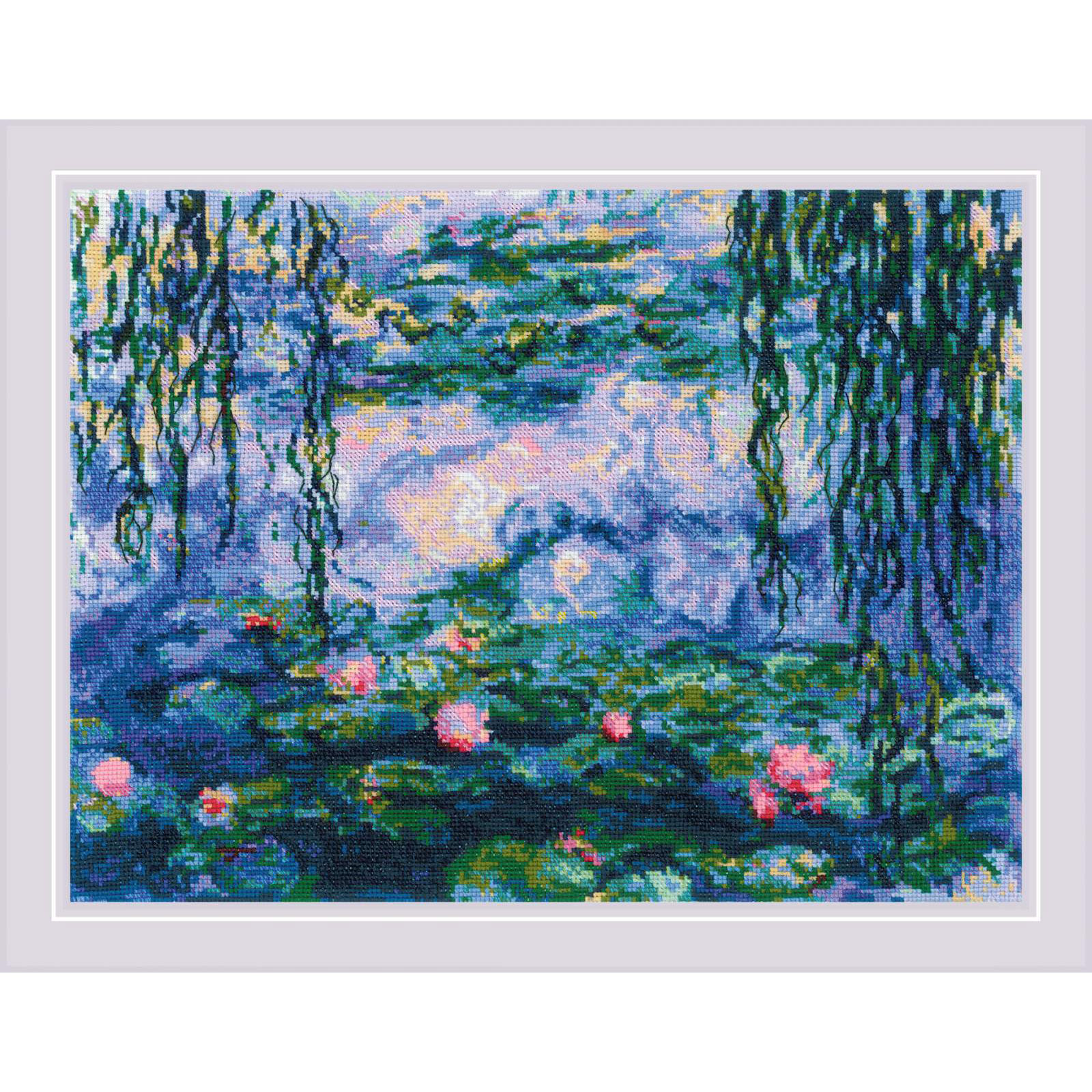 외국 십자수패키지 RIOLIS/Water Lilies after C. Monets Painting-2034