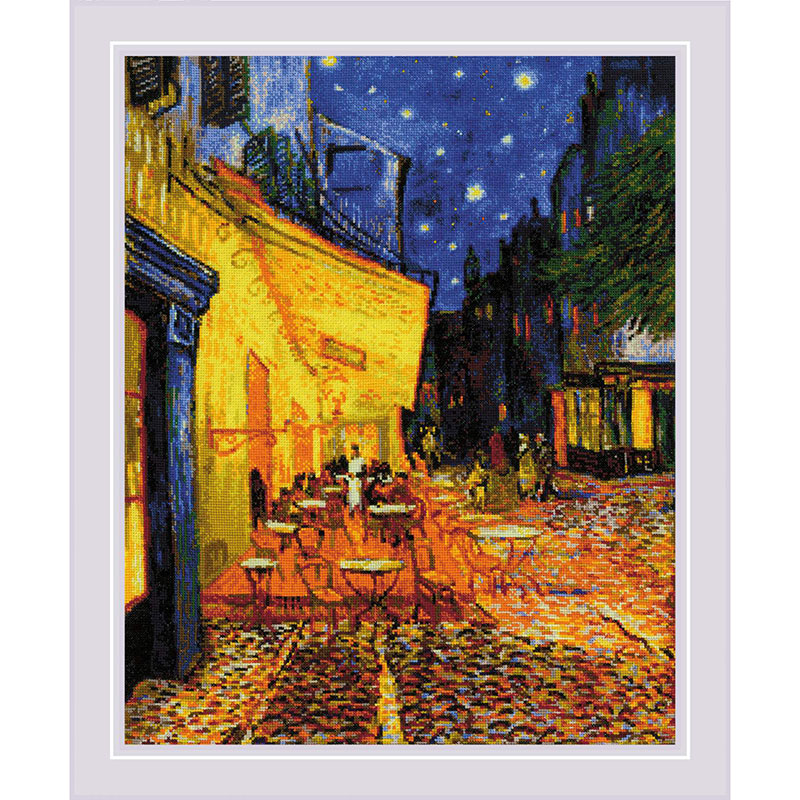외국 십자수패키지 RIOLIS/Caf&eacute; Terrace at Night after Van Gogh's Painting-2217