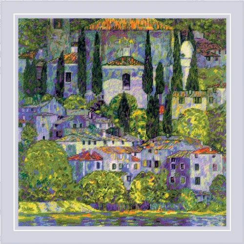 외국 십자수패키지 RIOLIS/Landscape with Cypresses after G. Klimt&rsquo;s Painting-2338