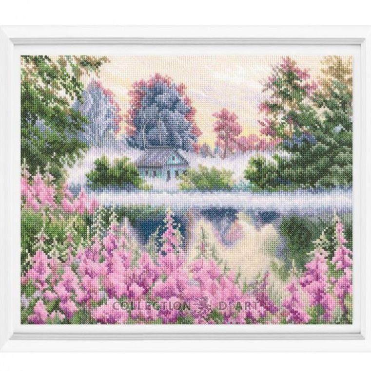 외국 십자수패키지 RTO Pink fog-M987