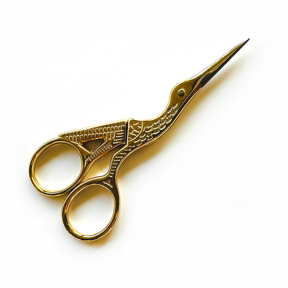 Rainbow Simply/Stork Scissors(학가위 자수가위) 9.0Cm-ST35