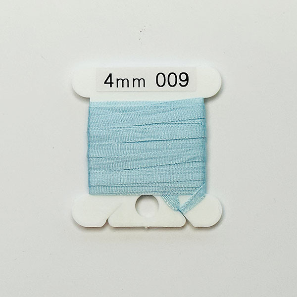 (YLI용)실크리본자수실 Silk 100% Ribbon 4mm 009(Sky Blue LT)