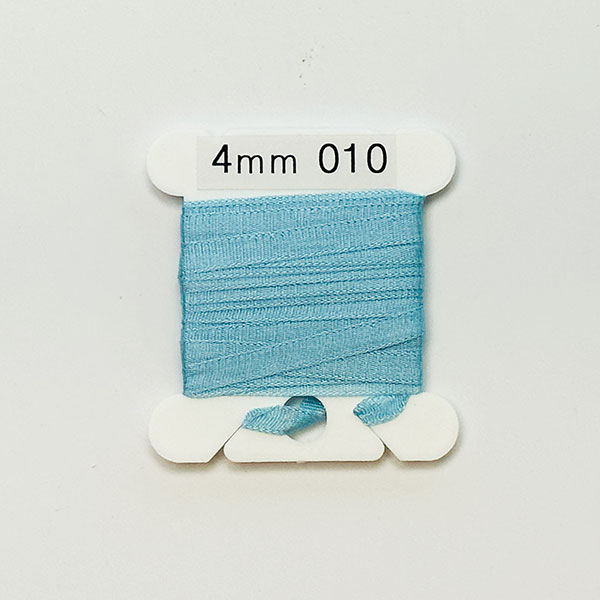 25Yd (10배) (YLI용)실크리본자수실 Silk 100% Ribbon 4mm 010
