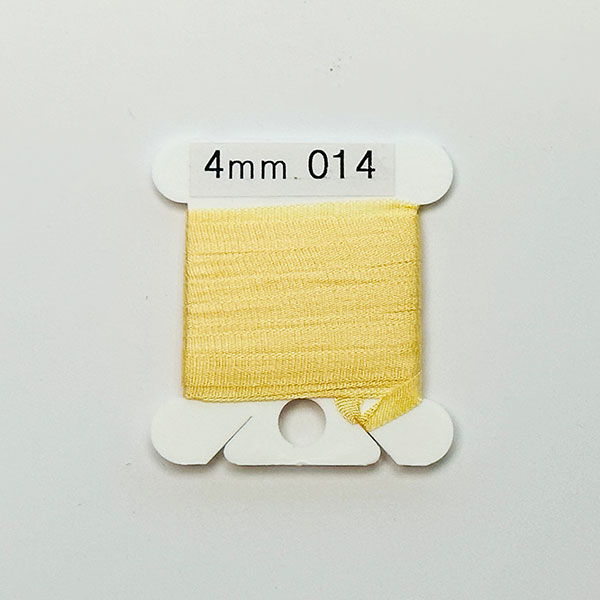 25Yd (10배) (YLI용)실크리본자수실 Silk 100% Ribbon 4mm 014