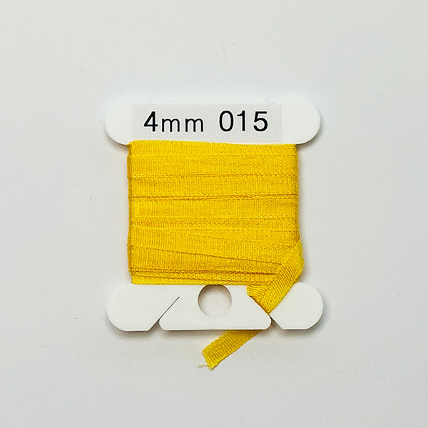 25Yd (10배) (YLI용)실크리본자수실 Silk 100% Ribbon 4mm 015
