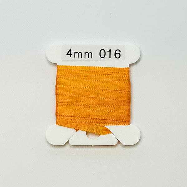 25Yd (10배) (YLI용)실크리본자수실 Silk 100% Ribbon 4mm 016
