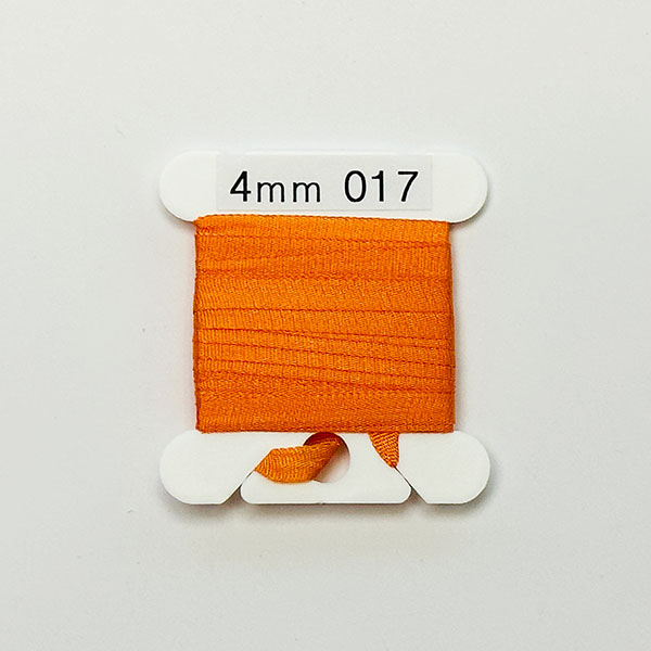 25Yd (10배) (YLI용)실크리본자수실 Silk 100% Ribbon 4mm 017