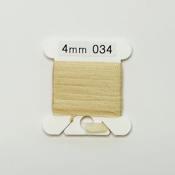 (YLI용)실크리본자수실 Silk 100% Ribbon 4mm 034(Beige Brown UL VY LT)