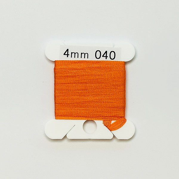 (YLI용)실크리본자수실 Silk 100% Ribbon 4mm 040(Orange Spice MD)