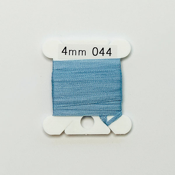 (YLI용)실크리본자수실 Silk 100% Ribbon 4mm 044(Blue VY LT)