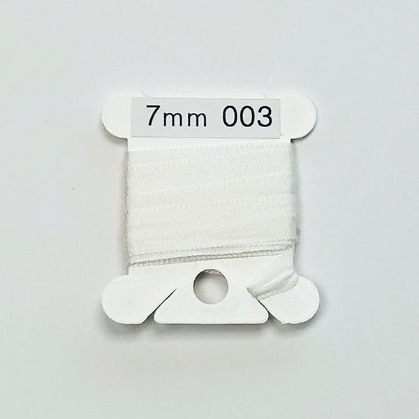 (YLI용)실크리본자수실 Silk 100% Ribbon 7mm 003(Antique White)