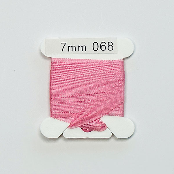 (YLI용)실크리본자수실 Silk 100% Ribbon 7mm 068(Cranberry LT)