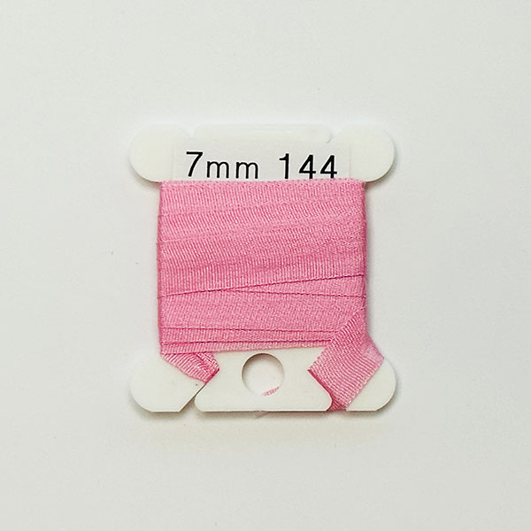 (YLI용)실크리본자수실 Silk 100% Ribbon 7mm 144(Plum UL LT)