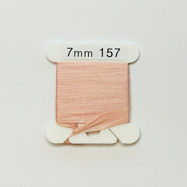 (YLI용)실크리본자수실 Silk 100% Ribbon 7mm 157(Antique Mauve VY LT)