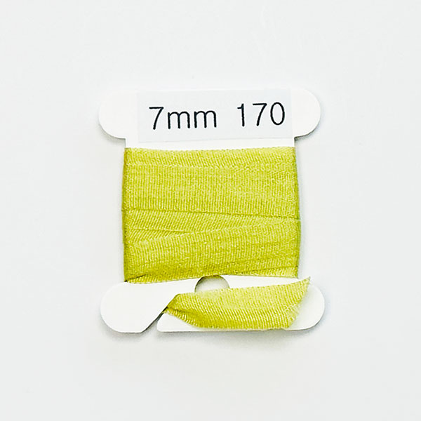 (YLI용)실크리본자수실 Silk 100% Ribbon 7mm 170(Moss Green LT)