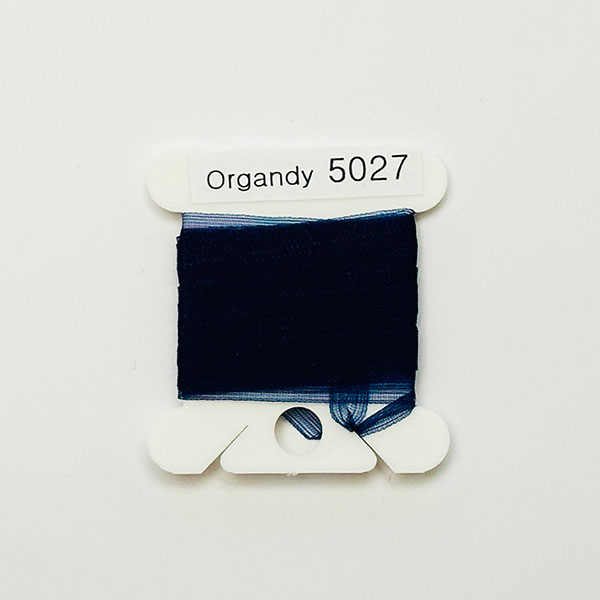 (YLI용)실크리본자수실 Organdy 5mm 027