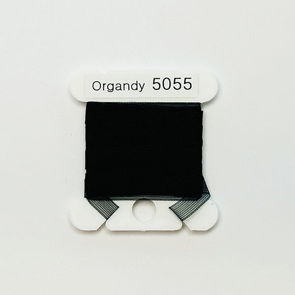 (YLI용)실크리본자수실 Organdy 5mm 055