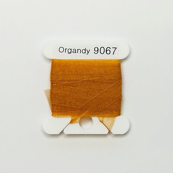 (YLI용)실크리본자수실 Organdy 9mm 067