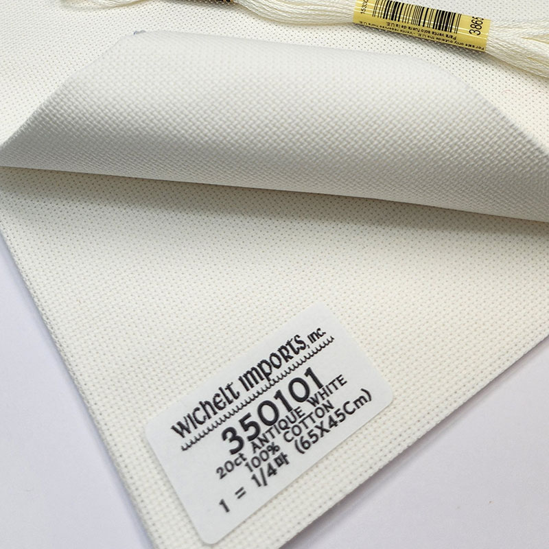 위첼 자수원단 20카운트 - ANTIQUE WHITE - 350101