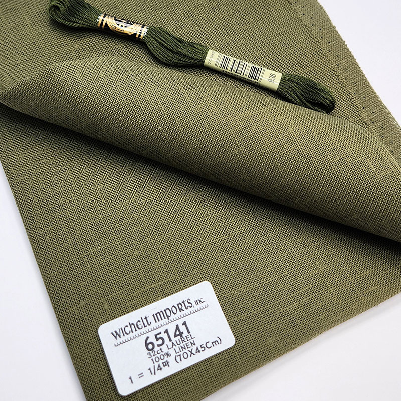 위첼 자수원단 32카운트 - LAUREL - 65141